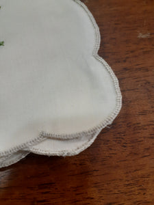Cloth Napkins Cross Stitched