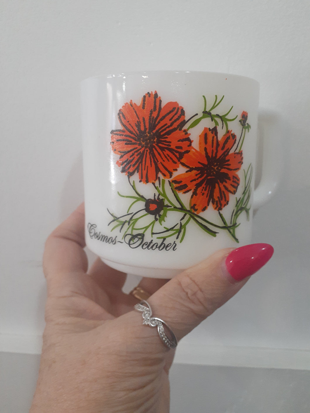 Vintage Flowers of the Month Coffee Mugs
