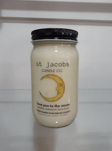 St. Jacobs Candle Co. Love you to the Moon