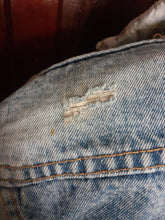 Vintage Distressed Hard Rock Cafe New York Denim Jacket