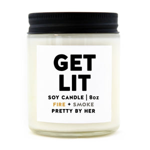Pretty by her Candle Get Lit