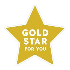 Gold Star Sticker